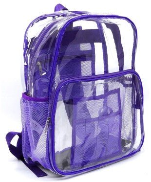 Clear Red Backpack ❤️ Cute & Chic Everyday Bag - 💜 The Cozy Beauty Room