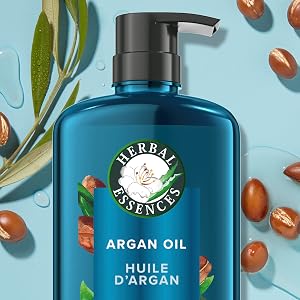 Herbal Essences Argan Oil Paraben Free Conditioner, Hair Repair, 20.2 fl oz, with Certified Camellia Oil and Aloe Vera, For All Hair Types, Especially Damaged Hair - 💜 The Cozy Beauty Room