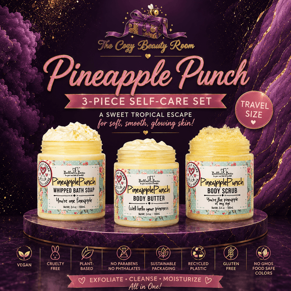 Pineapple Punch 3-Piece Self-Care Set 🍍✨ - 💜 The Cozy Beauty Room