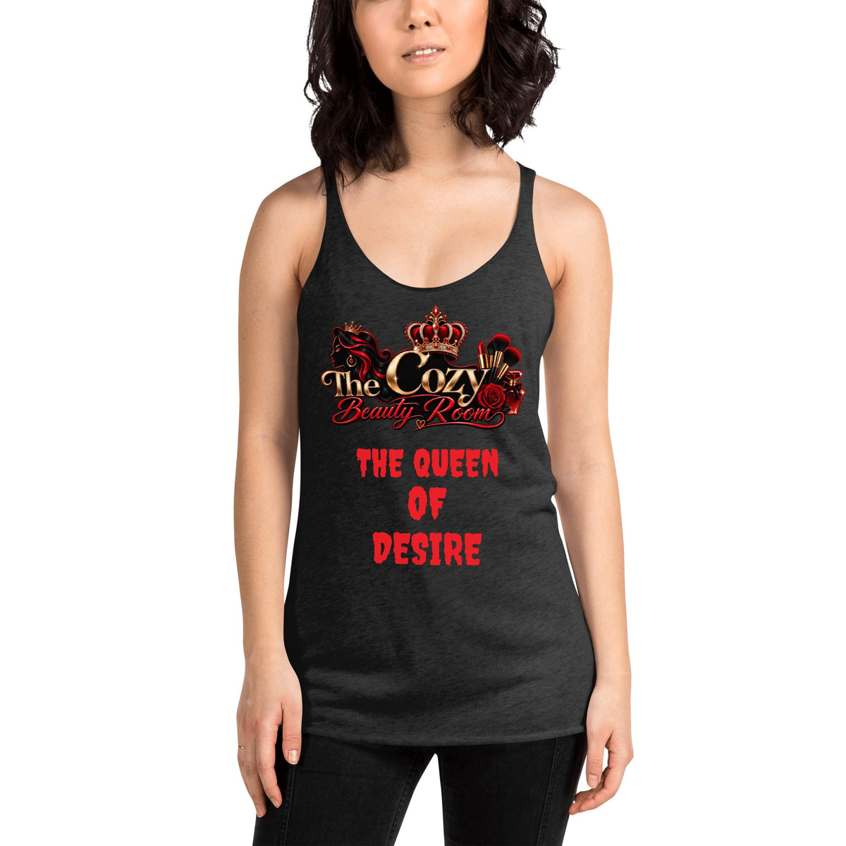 The Queen of Desire — Statement Tank - 💜 The Cozy Beauty Room
